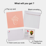 Load image into Gallery viewer, Colorful Rose Flowers Pop Up Card