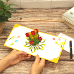 Load image into Gallery viewer, Tulip Pop Up Card