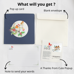 Load image into Gallery viewer, Robin Couple Pop Up Card