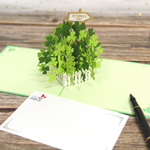 Load image into Gallery viewer, St Patricks Day Green Shamrock Pop Up Cards