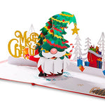 Load image into Gallery viewer, Happy Gnome Christmas Pop Up Card