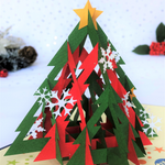 Load image into Gallery viewer, Christmas Tree Pop Up Cards