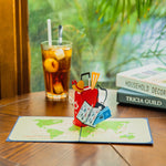Load image into Gallery viewer, Travel Luggage Pop Up Card