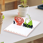 Load image into Gallery viewer, I Love You Mom Pop Up Card