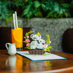 Load image into Gallery viewer, Koala Baby Mommy Pop Up Card