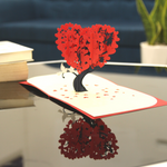 Load image into Gallery viewer, Heart Tree Pop Up Card