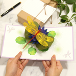 Load image into Gallery viewer, Magical Dragonfly Pop Up Card