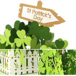 Load image into Gallery viewer, St Patricks Day Green Shamrock Pop Up Cards