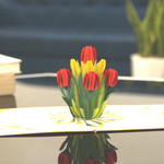 Load image into Gallery viewer, Tulip Pop Up Card