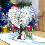 Load image into Gallery viewer, Christmas Heart Tree Pop Up Card