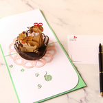 Load image into Gallery viewer, Baby and Mom Kitten Pop Up Card