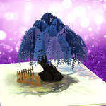 Load image into Gallery viewer, Wisteria Pop Up Card