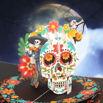 Load image into Gallery viewer, Day of The Dead Pop Up Card