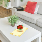 Load image into Gallery viewer, Rose Flowers Basket Pop Up Card