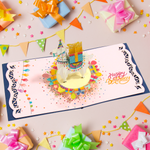 Load image into Gallery viewer, Llama Birthday Pop Up Card