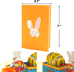 Load image into Gallery viewer, Funny Bunny Truck Easter's Day Pop Up Card
