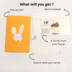 Load image into Gallery viewer, Funny Bunny Truck Easter's Day Pop Up Card