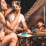 Load image into Gallery viewer, Bear Catching Salmon Pop Up Card