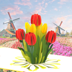 Load image into Gallery viewer, Tulip Pop Up Card