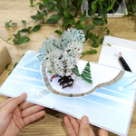 Load image into Gallery viewer, Christmas Heart Tree Pop Up Card