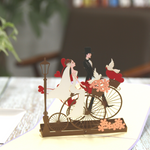 Load image into Gallery viewer, Romantic Couple Bike Ride Pop Up Card