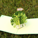 Load image into Gallery viewer, St Patricks Day Green Shamrock Pop Up Cards