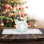 Load image into Gallery viewer, Sparkling Snowflake Pop Up Card