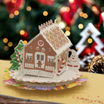 Load image into Gallery viewer, Gingerbread House Christmas Pop Up Card
