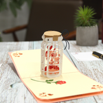 Load image into Gallery viewer, Love Heart in Jar Pop Up Card