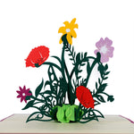Load image into Gallery viewer, Gorgeous Wild Flowers Pop Up Card