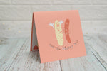 Load image into Gallery viewer, Hot Dog Bread Couple Pop Up Card