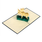 Load image into Gallery viewer, Moose Pop Up Card