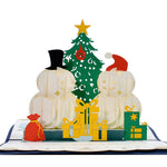 Load image into Gallery viewer, Snowman Couple Christmas Pop Up Card