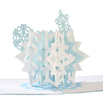 Load image into Gallery viewer, Sparkling Snowflake Pop Up Card