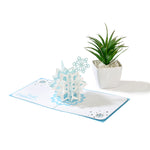 Load image into Gallery viewer, Sparkling Snowflake Pop Up Card