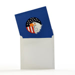 Load image into Gallery viewer, Unique Bald Eagle Pop Up Card