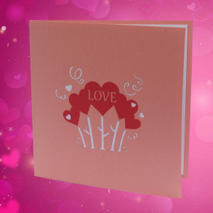 Love You More Pop Up Card