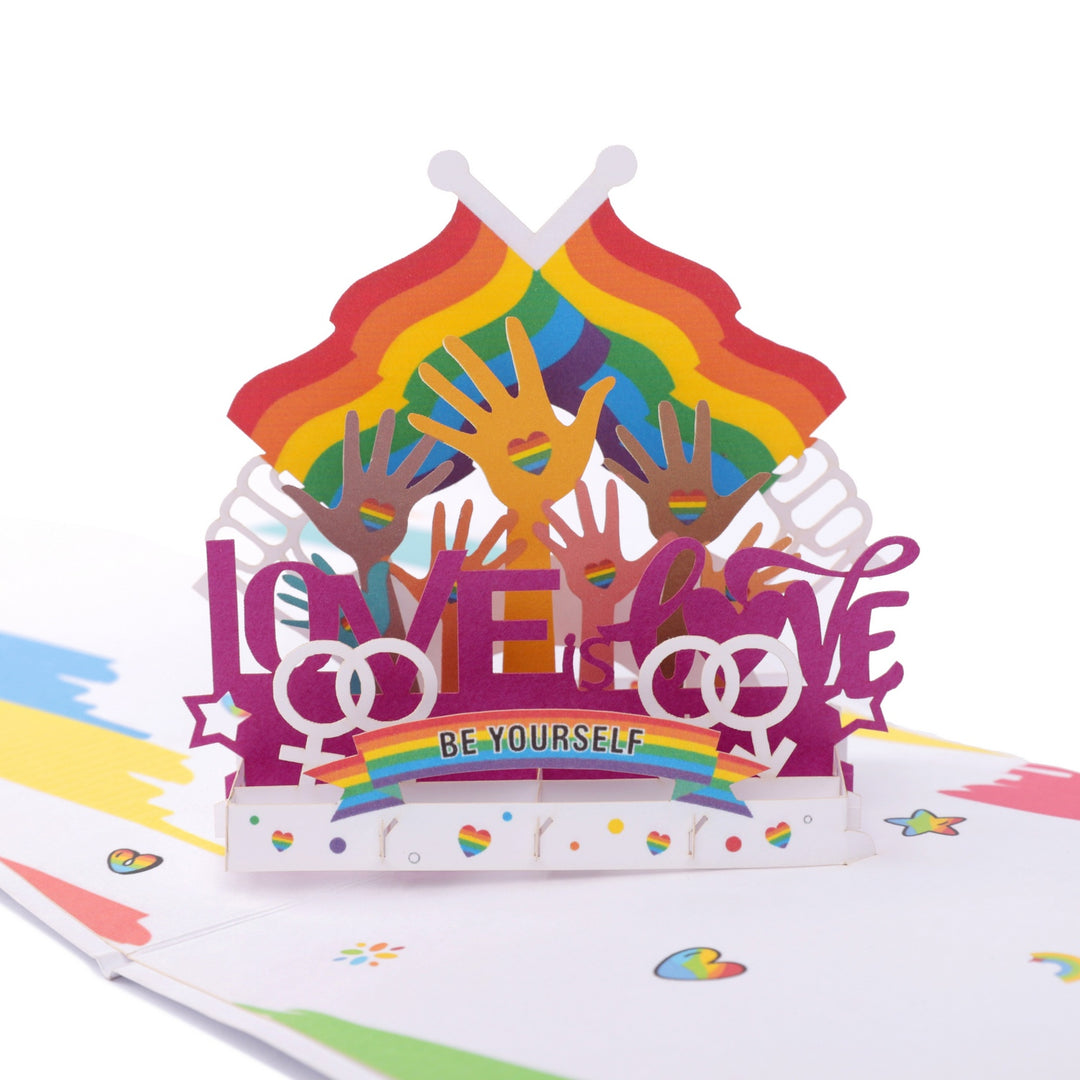 LGBT Pop Up Card