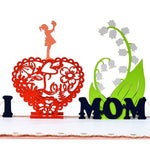 Load image into Gallery viewer, I Love You Mom Pop Up Card