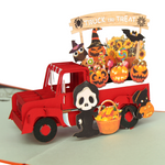 Load image into Gallery viewer, Truck or Treat Halloween Pop Up Card
