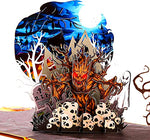 Load image into Gallery viewer, Scaring Spooky Tree Halloween Pop Up Card
