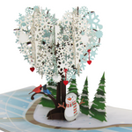 Load image into Gallery viewer, Christmas Heart Tree Pop Up Card
