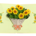 Load image into Gallery viewer, Flower Bouquet Pop Up Card
