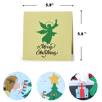 Load image into Gallery viewer, Angel and Christmas Tree Pop Up Card
