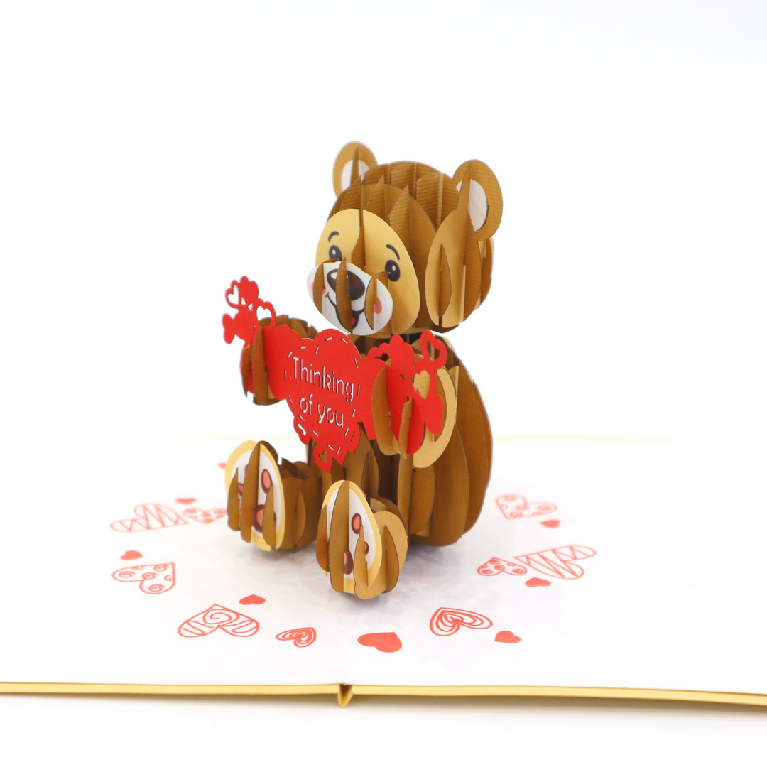 Adorable Teddy Bear Pop Up Card