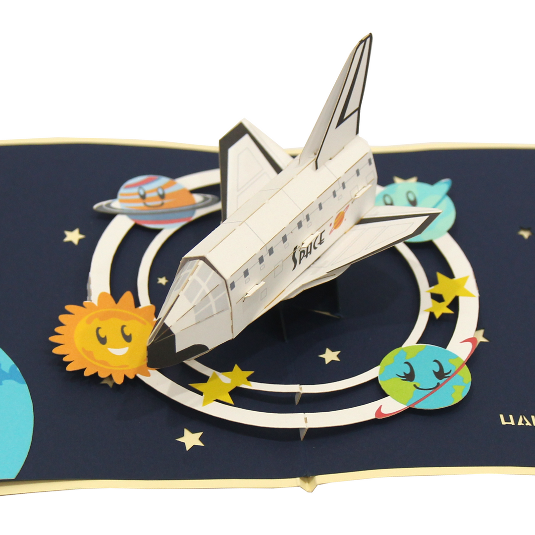 Spaceship Pop Up Card