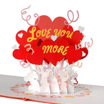 Load image into Gallery viewer, Love You More Pop Up Card
