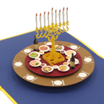 Load image into Gallery viewer, Happy Hanukkah Pop Up Card
