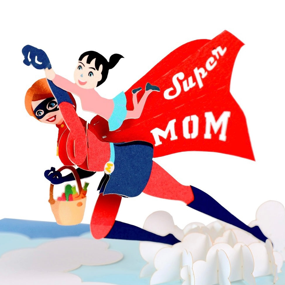 Supermom Pop Up Card