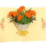 Load image into Gallery viewer, Flower Bouquet Pop Up Card
